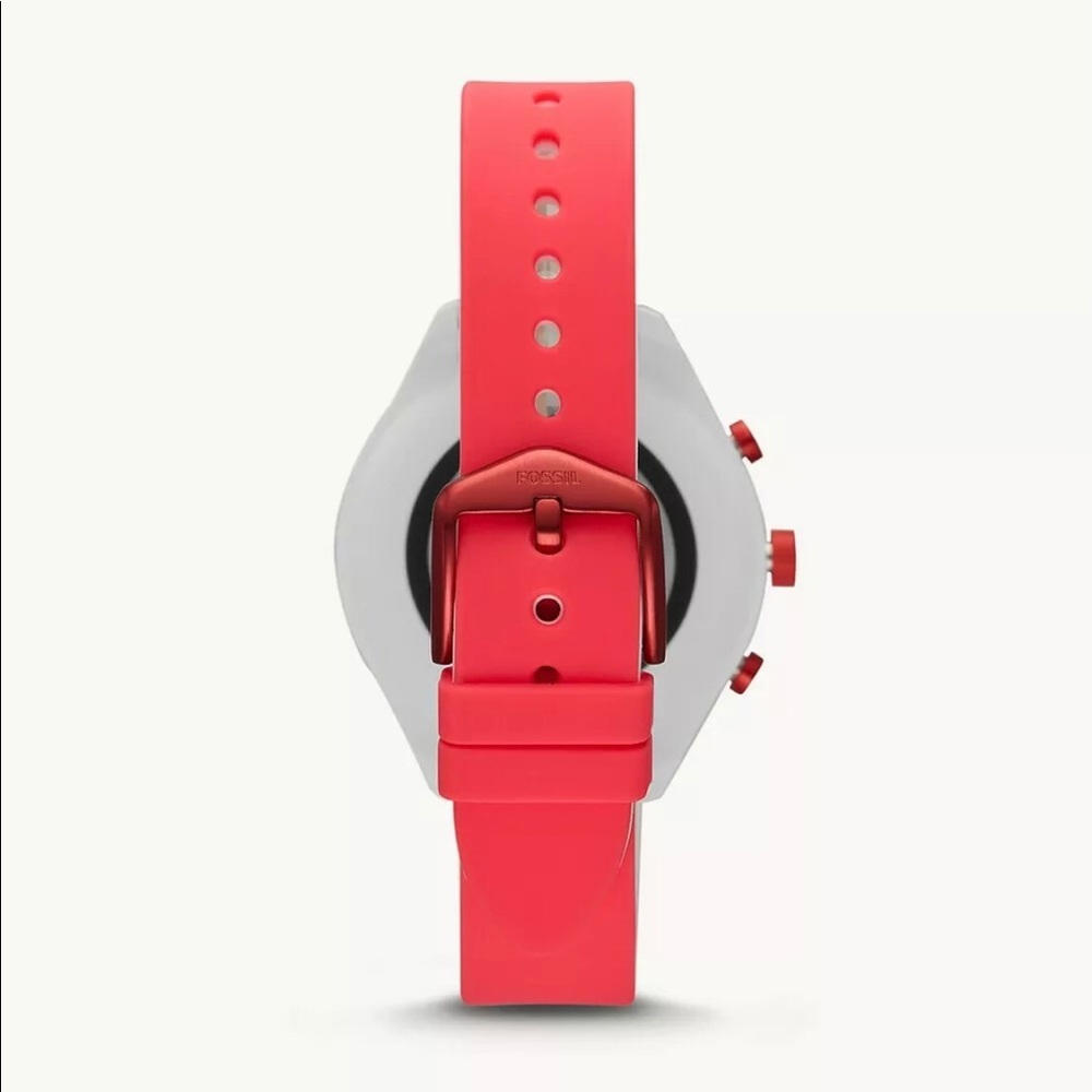 FOSSIL Sport Smartwatch 41mm, Red Silicone, NWT - Picture 2 of 7